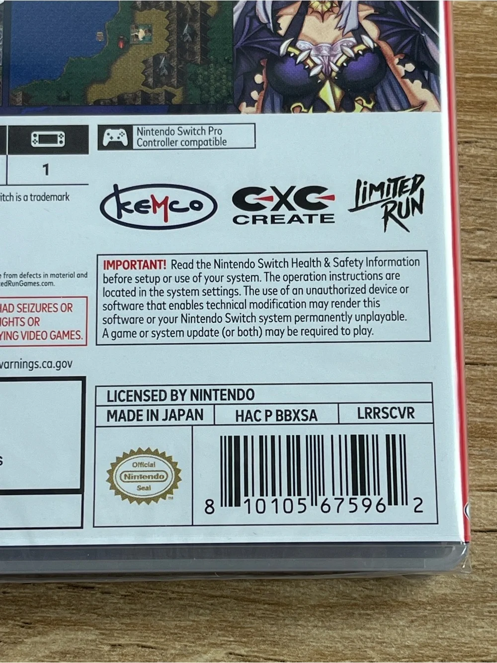 Revenant Saga Revenant Dogma Nintendo Switch Game Limited Run NEW SEALED